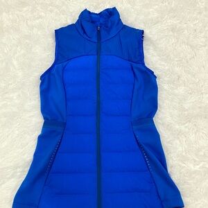 Lululemon Blue Women's Down for It All Vest size 4